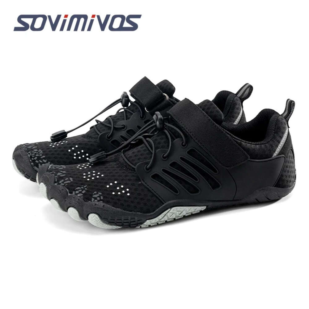 Men's Cross Trainer Minimalist Barefoot Shoes Zero Drop Sneakers Wide Toe Box | Upgrade Stability Knitted Sandals for Womens
