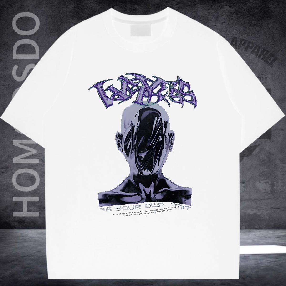 Fashion Casual T-Shirts for Men Anime Street Tshirts Round Neck Short Sleeve Comfortable Tees Shirts