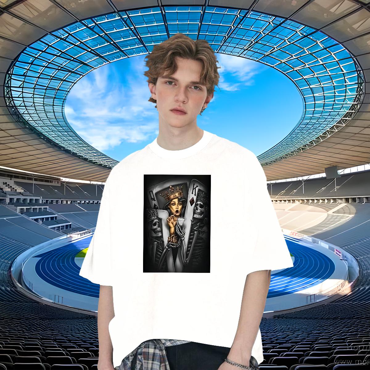 Popular Mens Tshirts Round Neck Short Sleeve Summer Casual T Shirt For Man Customized Print Designer Fashion Clothings