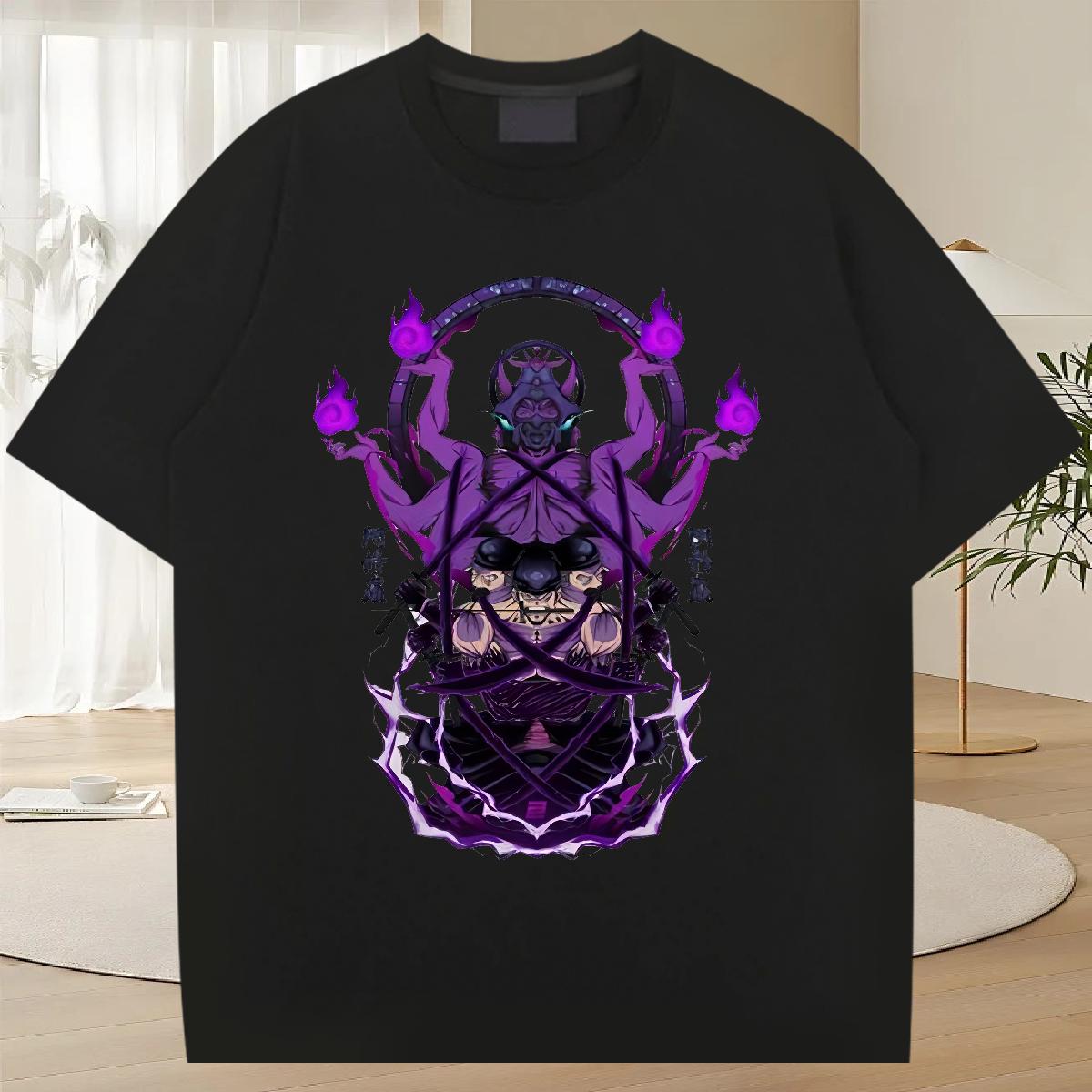 Classic Men Tees Breathable Crew Neck Cotton High Street Hip Hop Man T Shirts Cartoon Print Fashion New Clothings