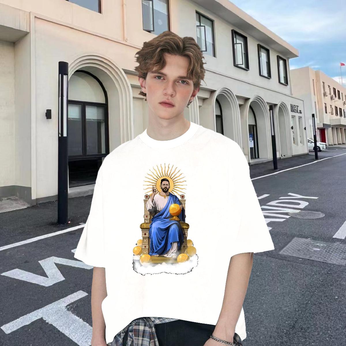 Cool Men Clothes T-Shirt Cotton Breathable Casual Daily Wear T-Shirts White Plus Size New Arrival Tops Shirt