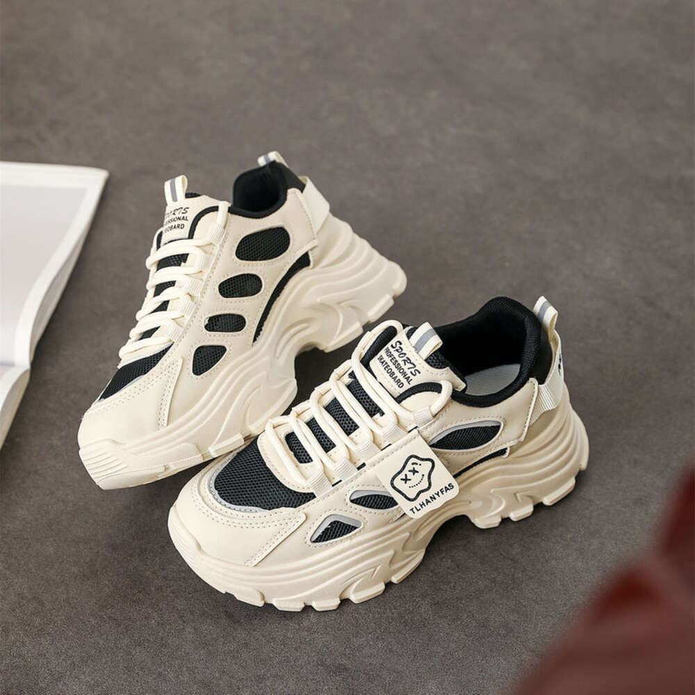 Summer Chunky Sneakers for Women Fashion Platform Wedge Lace Up Casual Dad Shoes Mesh Breathable Walking Shopping Tennis ddmythur