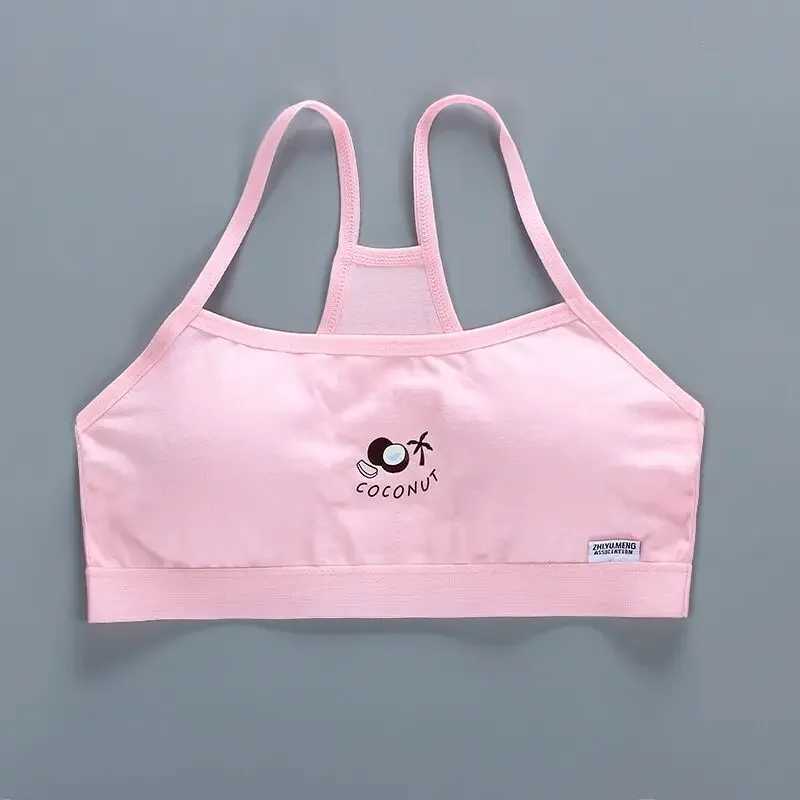 Camisole Camisole Teen Girl Bras Puberty Crop Top Underwear Vest Racerback Training Bras Tube Lingerie Teenage Girls Bras 8-14Years WX5.31
