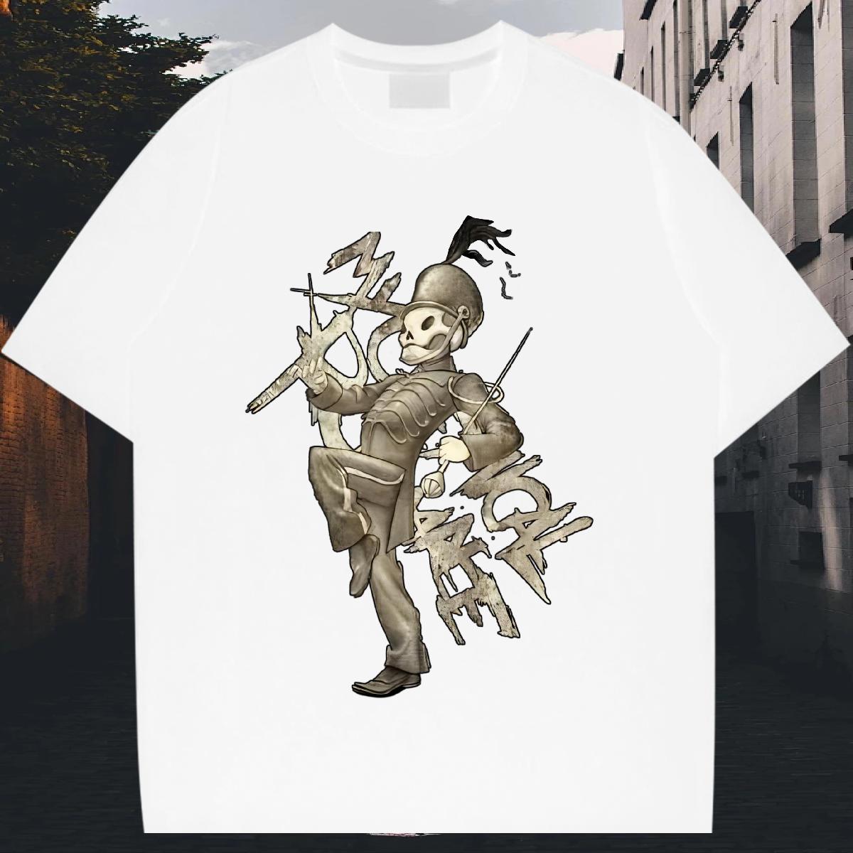 Fashion New T Shirt For Man Short Sleeve Cotton O-Neck Outdoor Tshirts DIY Anime Brand Tee Shirt