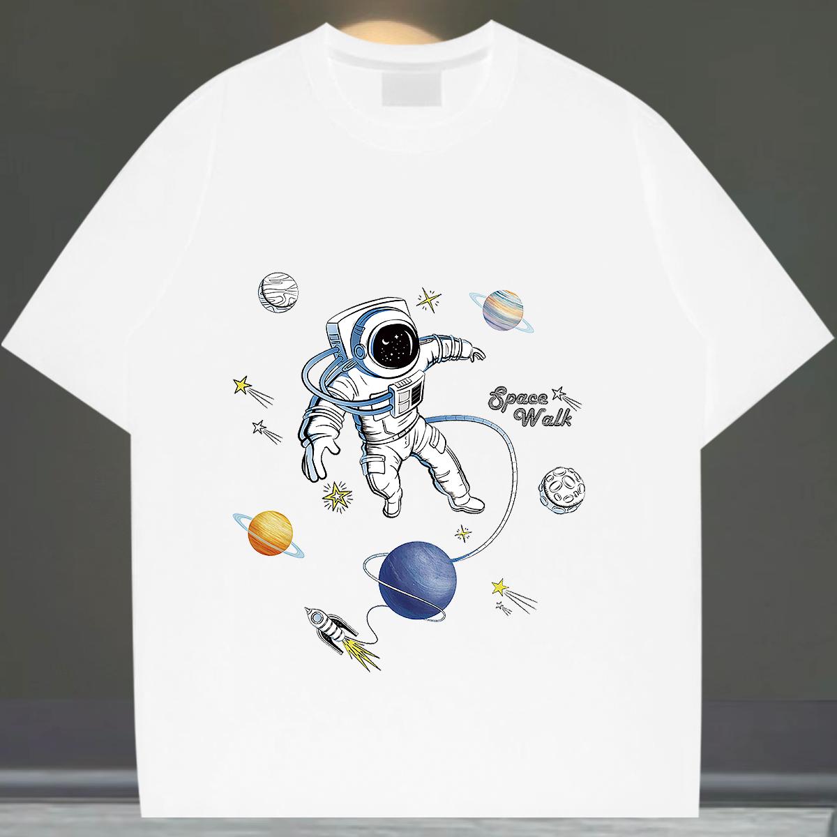 Cool Men T Shirts Home Outdoor Crew Neck Cotton Men Tshirts Classic Casual White Plus Size Tees