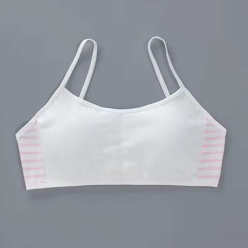 Camisole Camisole Teenager Girls Underwear Tops Crop Teens for Girls Cotton Girls Bra s Sports Bra ren Training Bra WX5.31