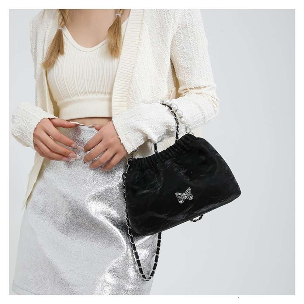 Women Bag Pearl Chain Crossbody Bag Shoulder bag Fashion Stylish Versatile Classic design Natural style Minimalist style Free shipping
