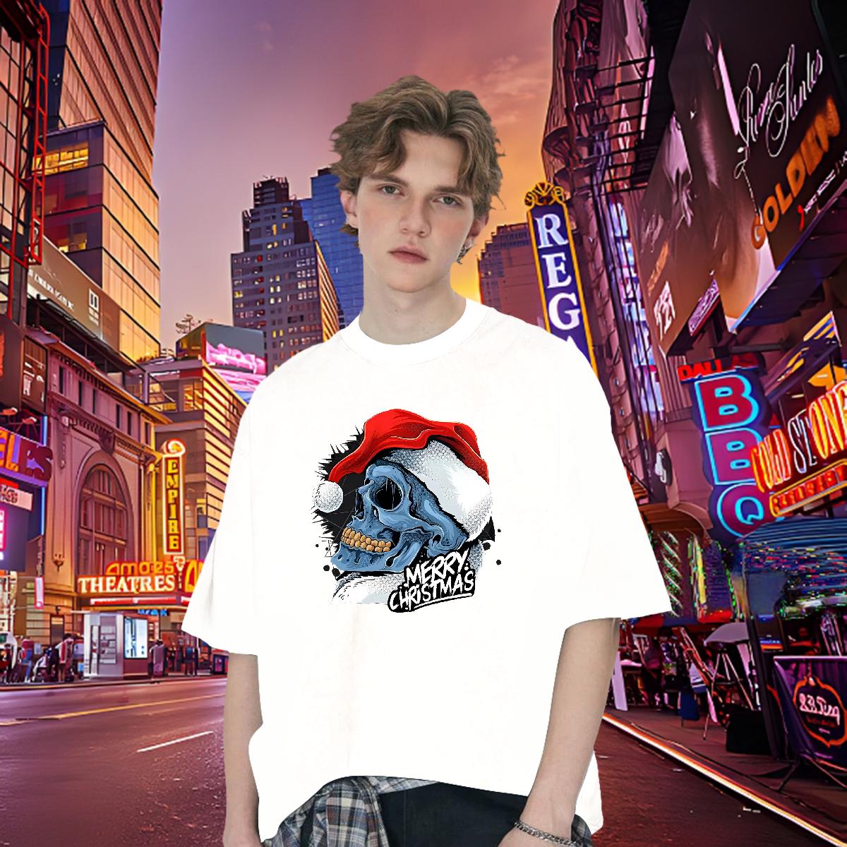 Loose Fit T shirt High Street Hip Hop Cotton Breathable Couples T Shirts Classic Casual Oversized S-3XL Tops