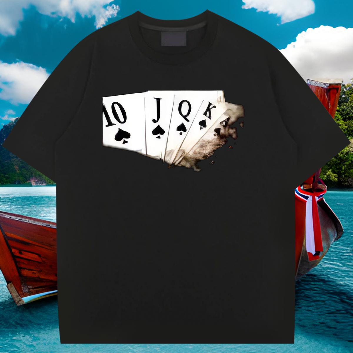 Cool Design T shirt High Street Hip Hop Short Sleeve Cotton O-Neck Tshirts DIY White Plus Size Tops