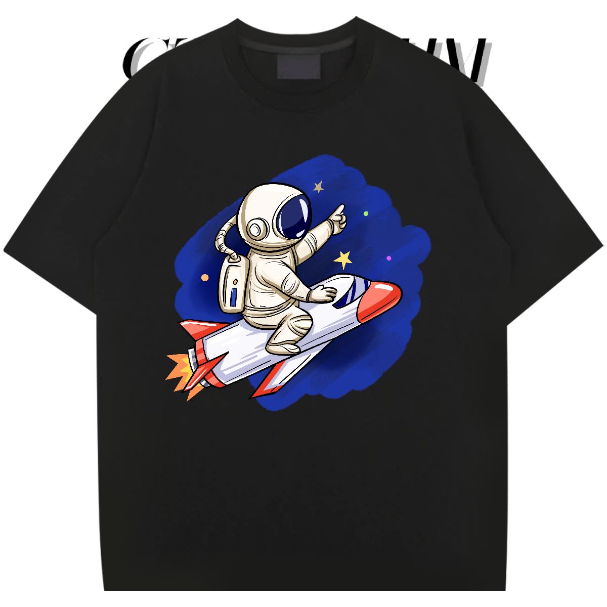 Stylist Mens T Shirts DIY Anime Tshirts Daily Wear Breathable Crew Neck Cotton Popular Clothes