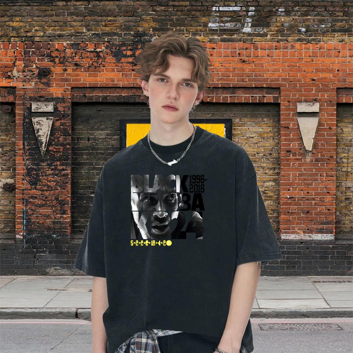 Classic Men Tees Cotton Breathable High Street Hip Hop Men T Shirts Oversized Brand Tops Shirt