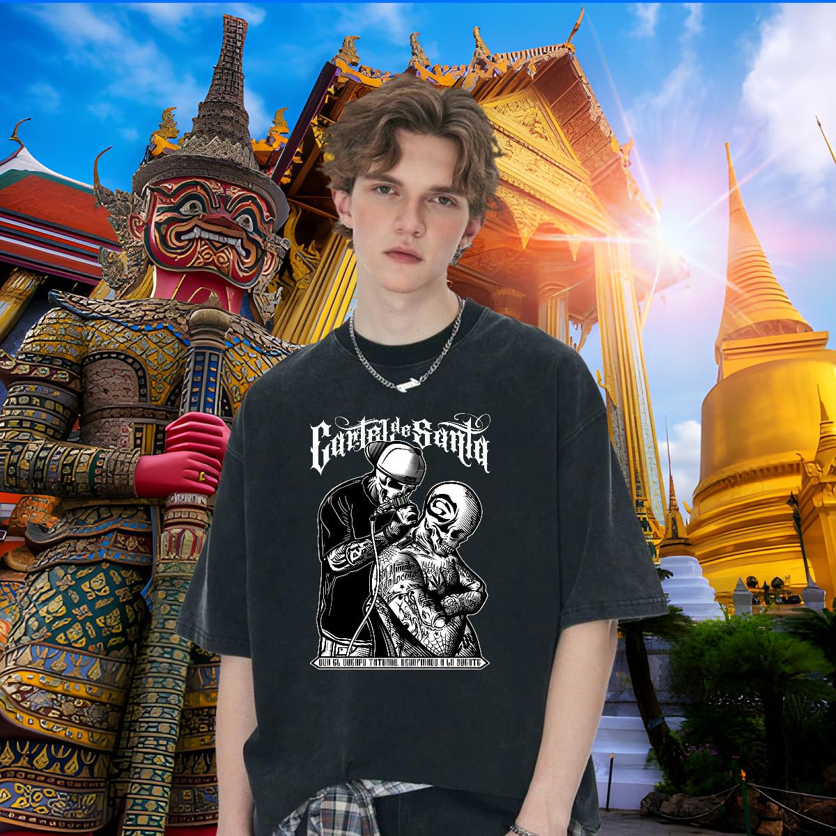 Cool T Shirt For Man Outdoor O-Neck Short Sleeve Cotton Tshirts Customized White Plus Size Clothings