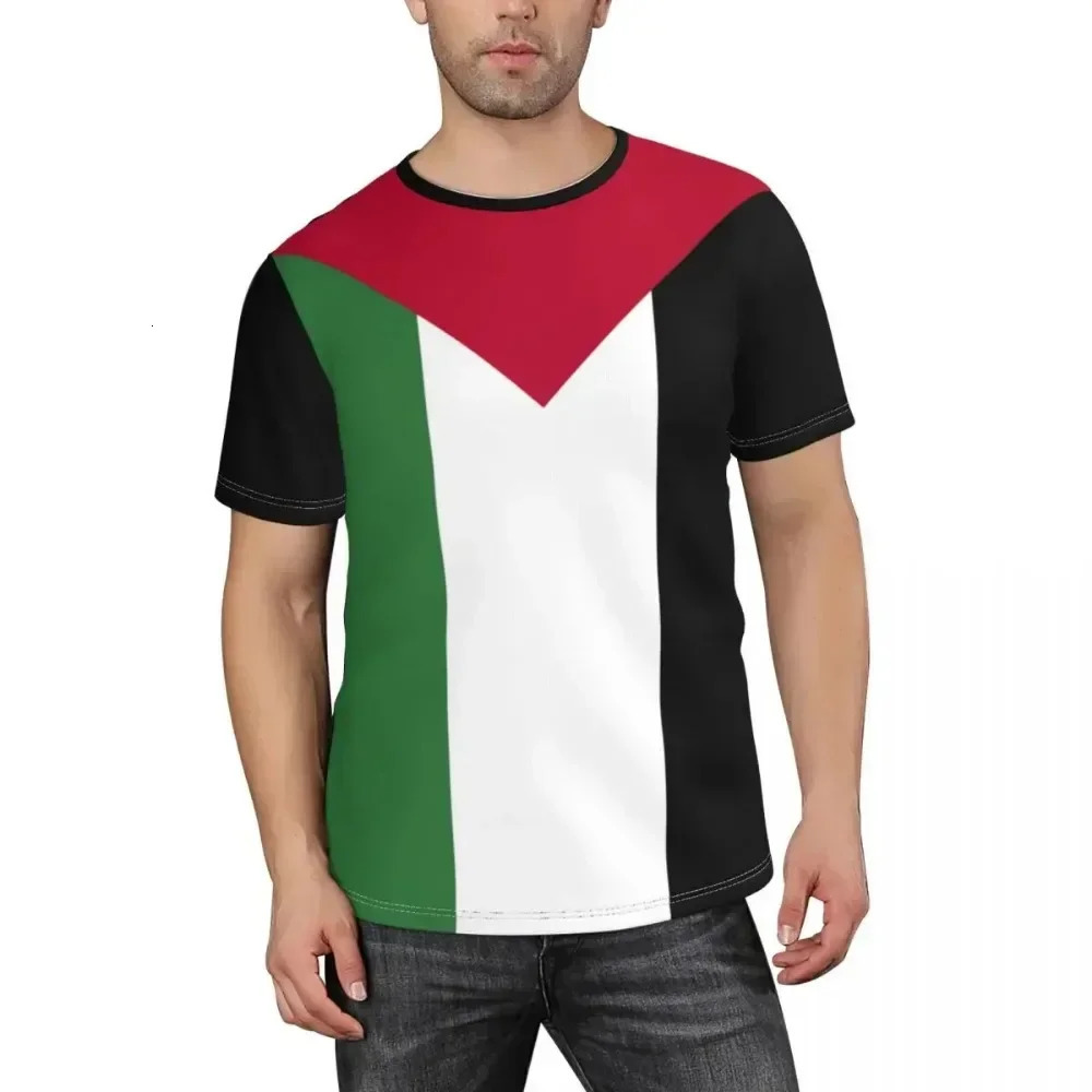 Palestine Flag 3D Printed T Shirt Men Women Summer Casual Short Sleeve Harajuku Streetwear 240521