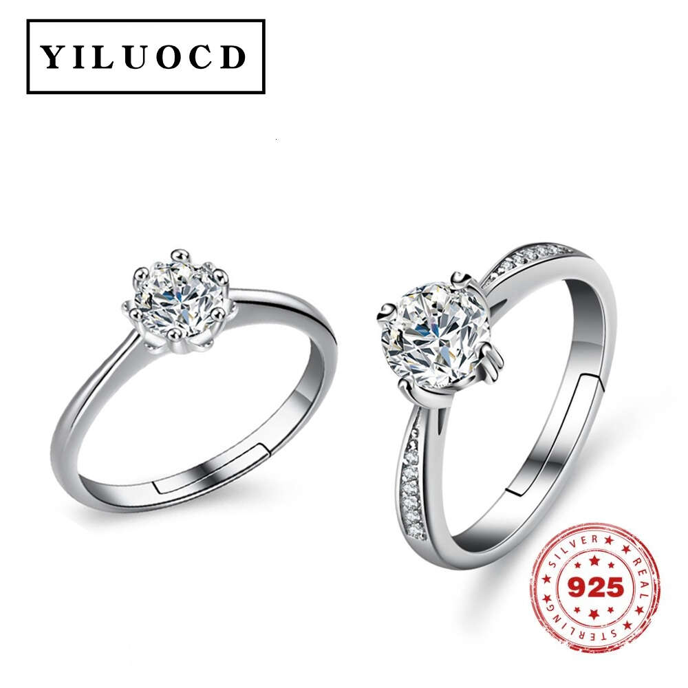 Ct D Color Moissanite Diamond Rings Wedding Band For Women Sterling Sier Plated White Gold Promise Ring Certified