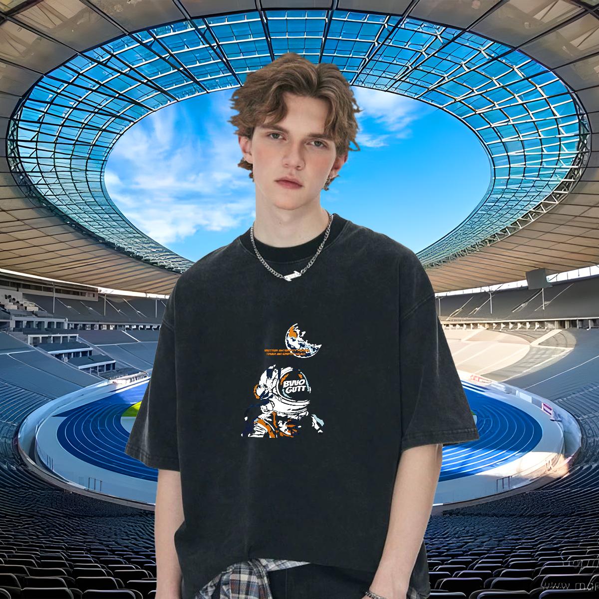 High Quality T Shirts Men High Street Hip Hop Cotton Breathable Soft Tshirt for Man Woman Wholesale Black Oversized Tops Tees