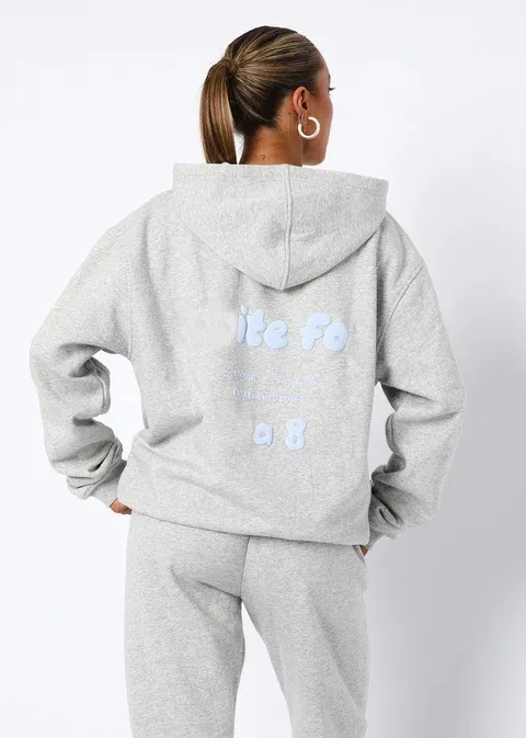 White Foxliness Designer women tracksuits two pieces sets sweatsuit autumn female hoodies hoody pants with sweatshirt ladies loose jumpers woman Leisure