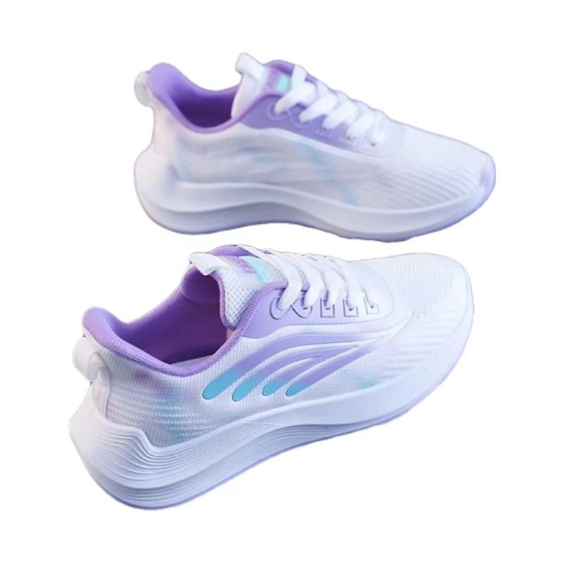 soled Free shipping for Soft women's junior high elementary school running lightweight and shock-absorbing sports shoes Lhshoe
