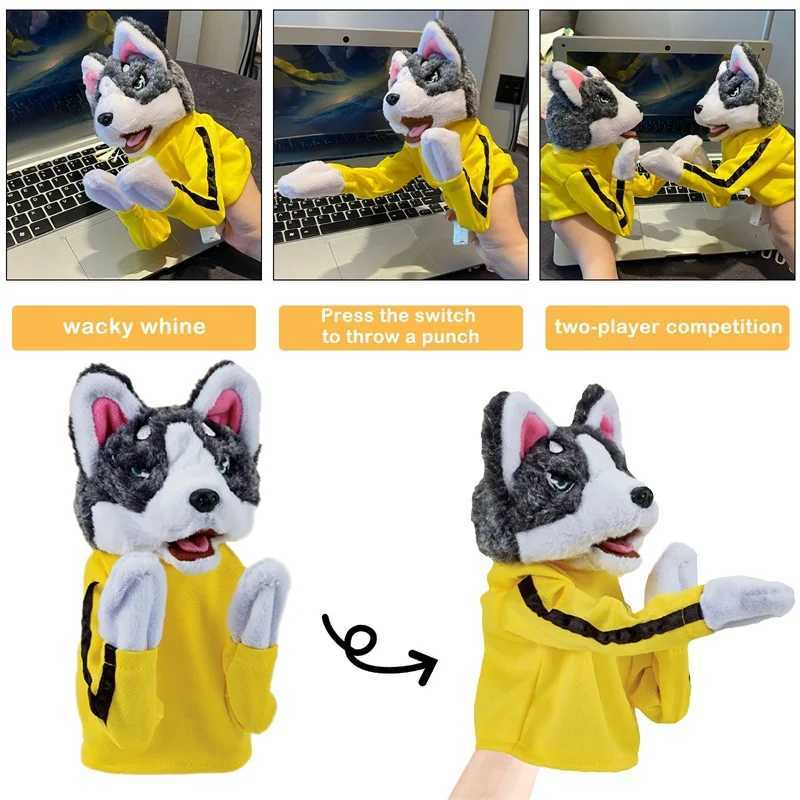 Husky Wrestling Stuffed Animal Figure Perfect Kids' Playtime Companion