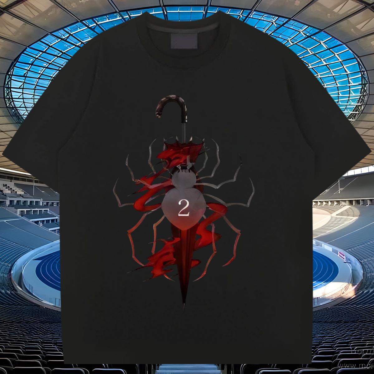 Popular Tshirts Crew Neck Cotton Hip Hop Man T Shirts Anime Print Wholesale Tops Shirt