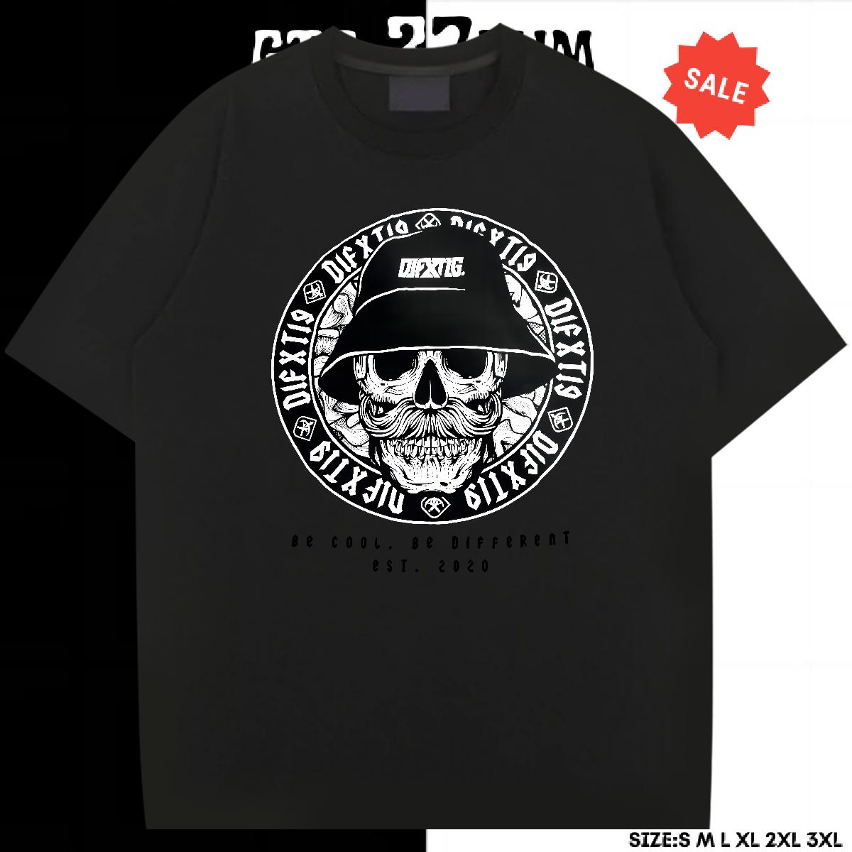 Fashion New Men T Shirts Custom Printed Street Men Clothes T-Shirt 180g Cotton Soft Tshirts