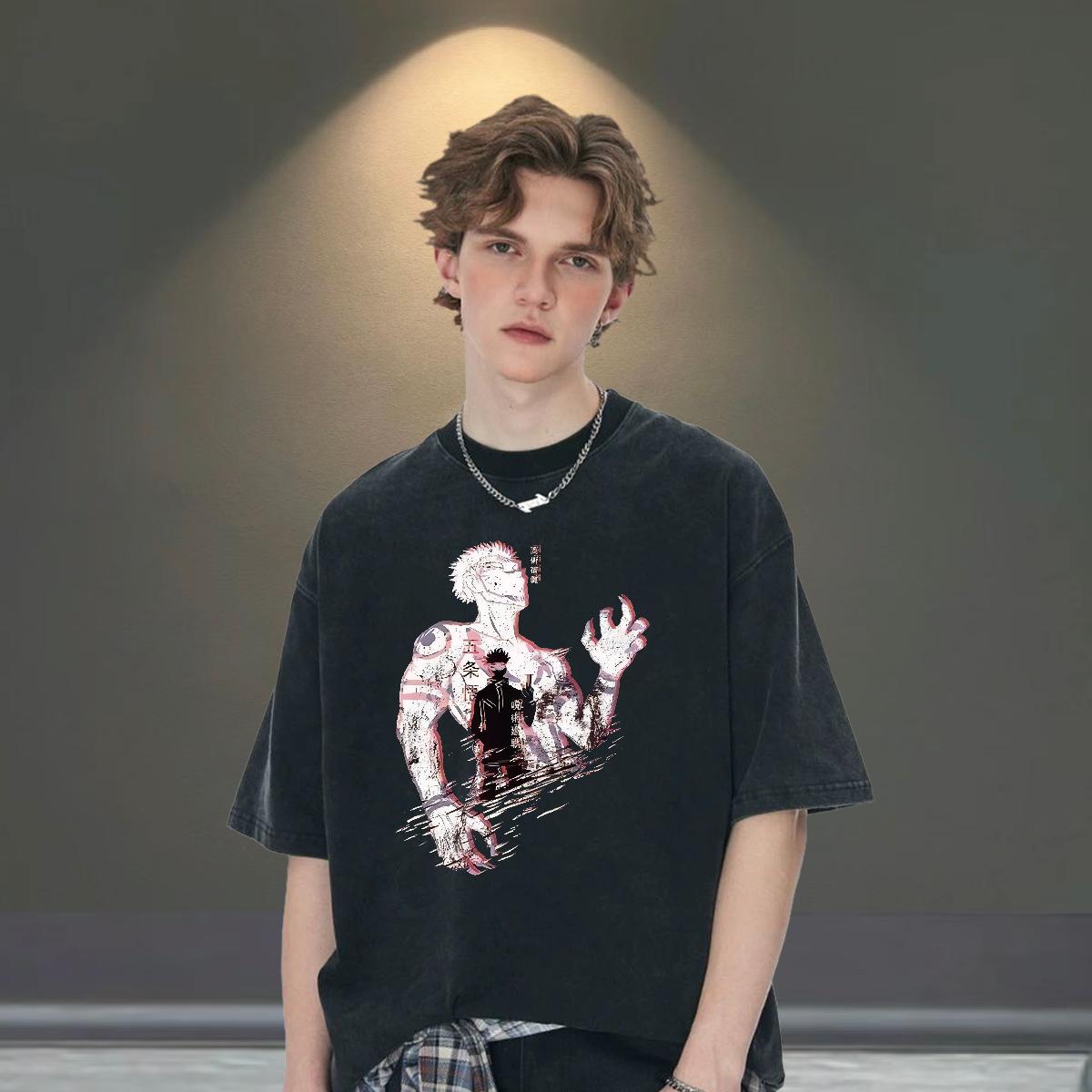 Classic T shirt Casual Daily Wear O-Neck Short Sleeve Cotton Mens Tshirts Fashion Casual Skull Top Tees