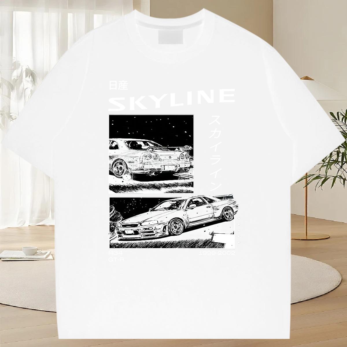 Cool Design T Shirts Men Casual Daily Wear Breathable Crew Neck Cotton Men Tees Fashion New DIY Anime Top Tees