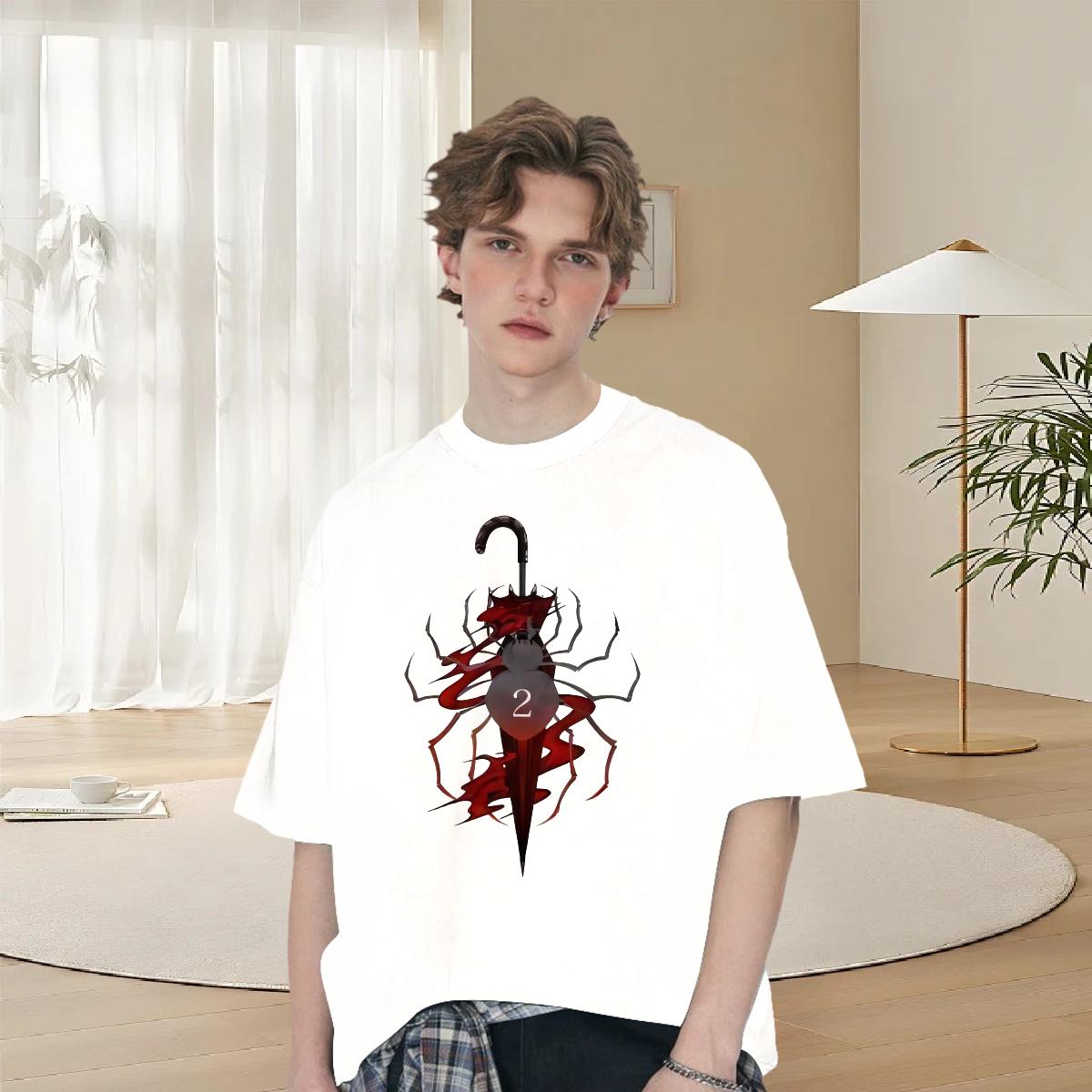 Loose Fit Couples T Shirts Crew Neck Cotton Summer Casual T shirt Custom Print Oversized Classic Tees Shirts