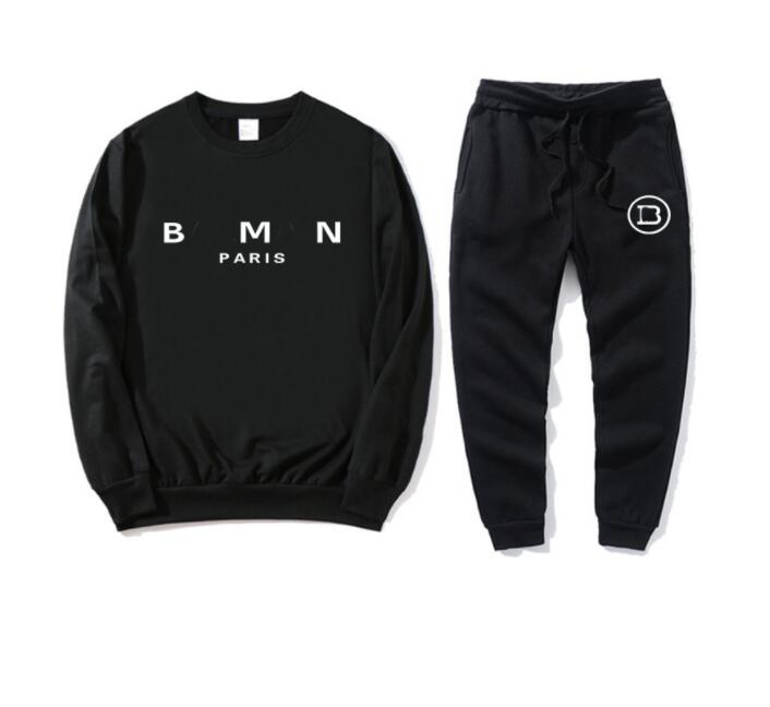 Mens tracksuitS designer women geometry patchwork Female round neck hoodies Luxury Brand pullover Sweatsuits Pants Two-piece sets