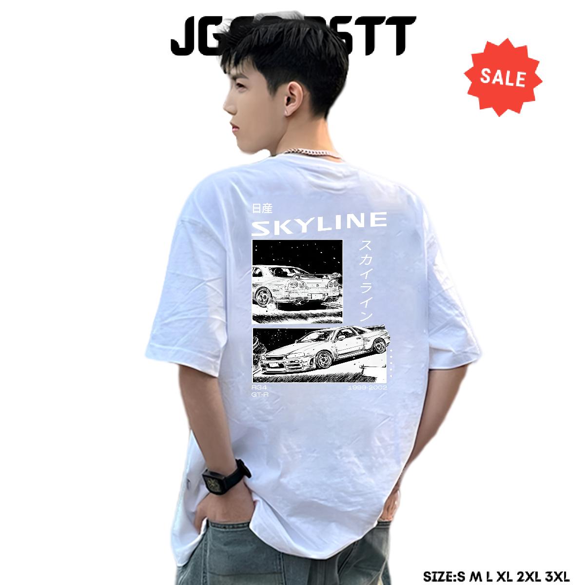 Wholesale T shirt Skull Men Tees Sports Casual Round Neck Short Sleeve Loose Fit Tops Shirt