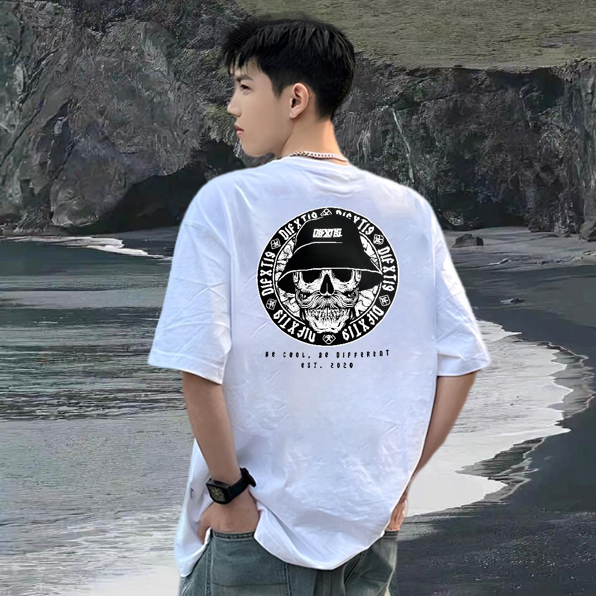 Soft Mens Tshirts O-Neck Short Sleeve Cotton Sports Casual Men T Shirts Custom Print Oversized Casual New Tops Tees