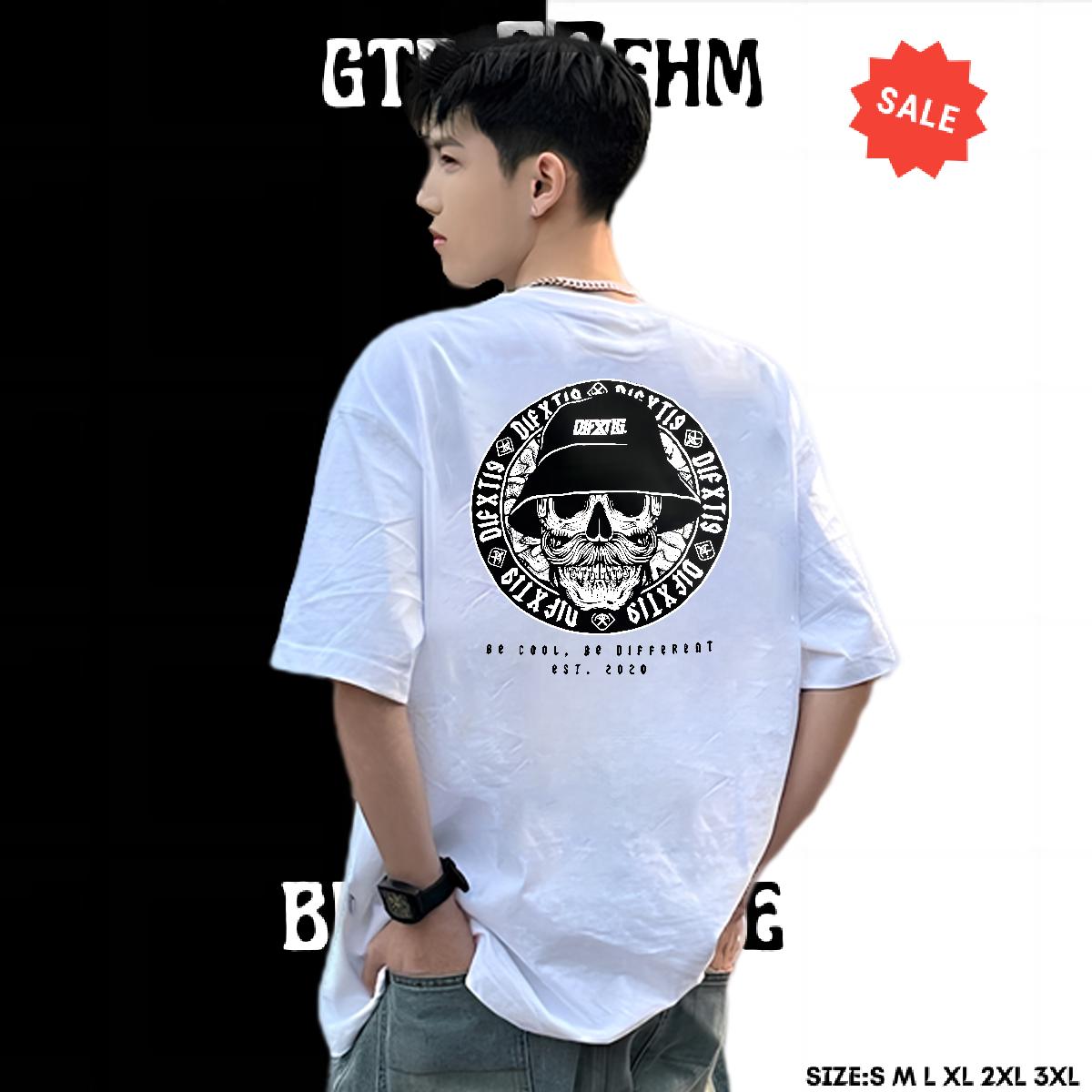 Fashion New Men T Shirts Custom Printed Street Men Clothes T-Shirt 180g Cotton Soft Tshirts