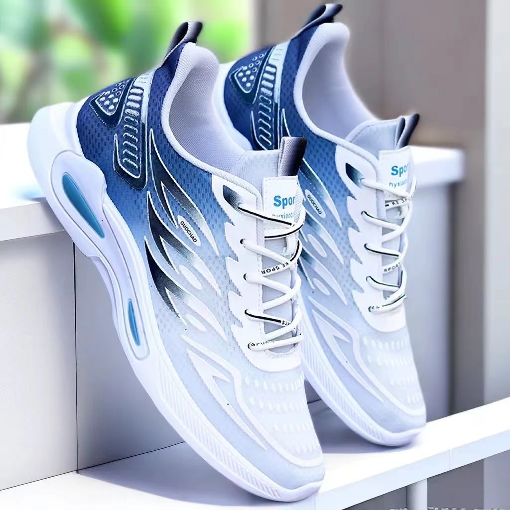 Men's Shoes 2024 New Sport Sneaker Network Sports Casual Shoes Students Soft Sole Comfortable Running Shoes