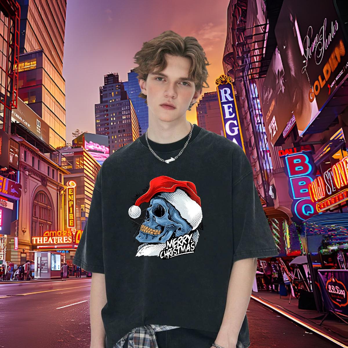 Loose Fit T shirt High Street Hip Hop Cotton Breathable Couples T Shirts Classic Casual Oversized S-3XL Tops