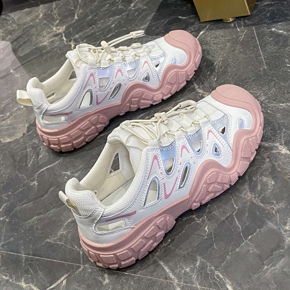Women's 2024 Summer Outdoor Hiking Travel Sneakers Hollow Out Sport Walking Shoes Non-Slip Breathable Work Tennis ddmythur