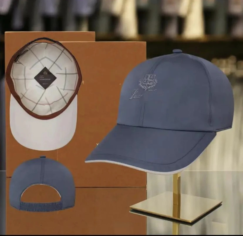 BILLIONAIRE Hat cap thin spring summer mens fashion casual ventilation embroidery high quality Beach cap 240530