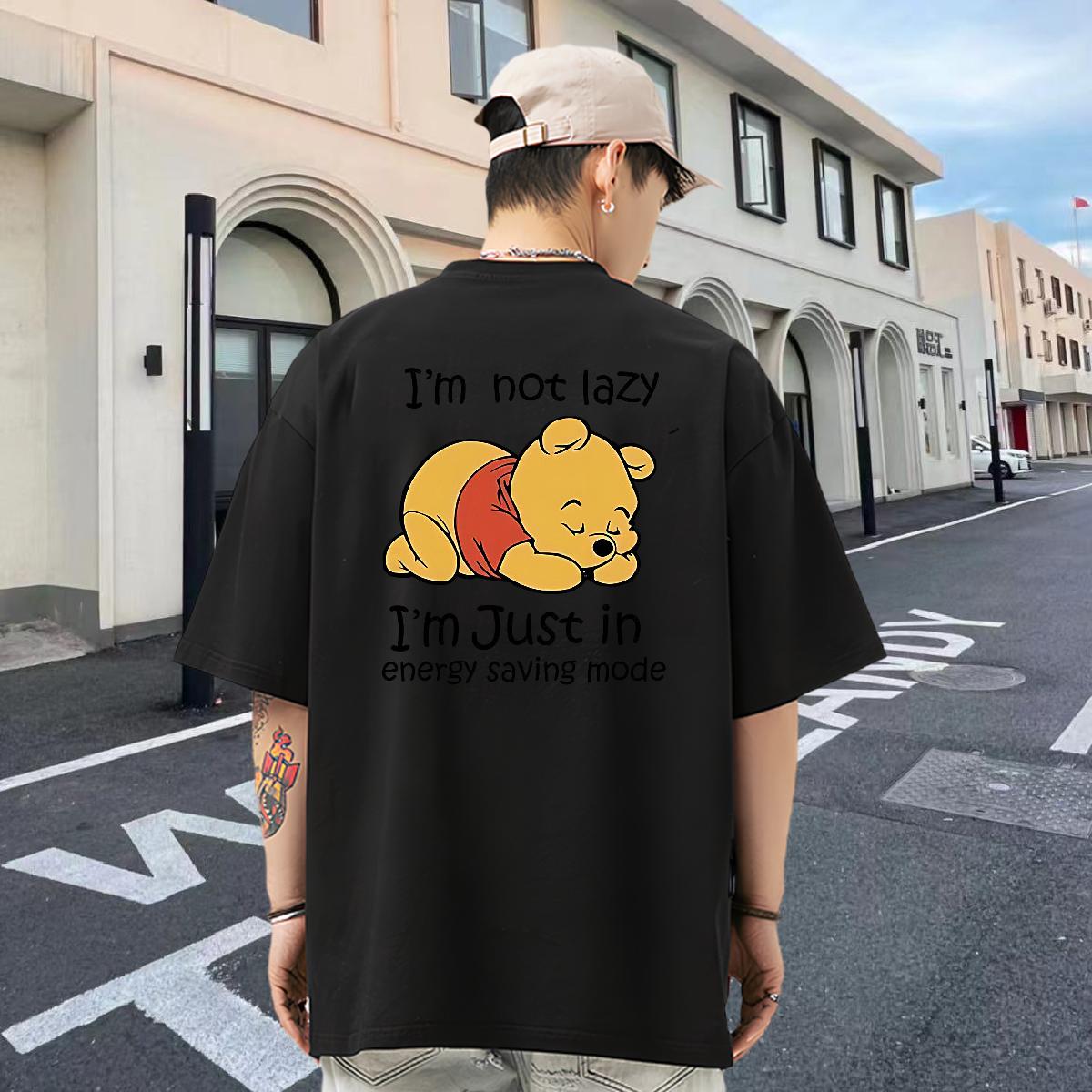 2024 Summer Men T Shirts Black White Street wear Hip Hop Tshirt for Man Woman Short sleeve Cotton Soft Brand Clothes