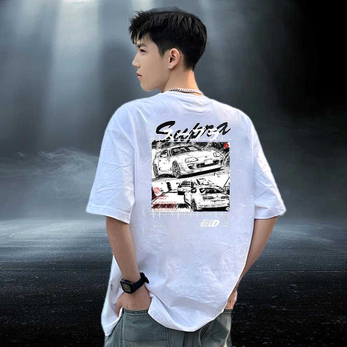 Classic T-Shirts for Men Casual Daily Wear Breathable Short Sleeve Men Clothes T-Shirt Fashion Floral Print Tshirts