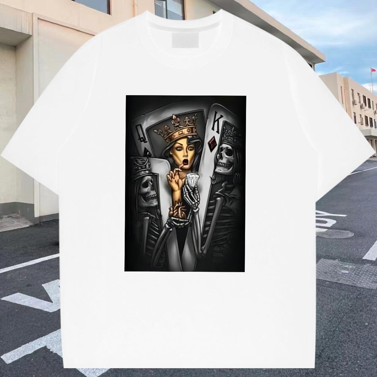 Cool Tshirts Breathable Short Sleeve Street Casual T shirt Black Oversized Classic Wear