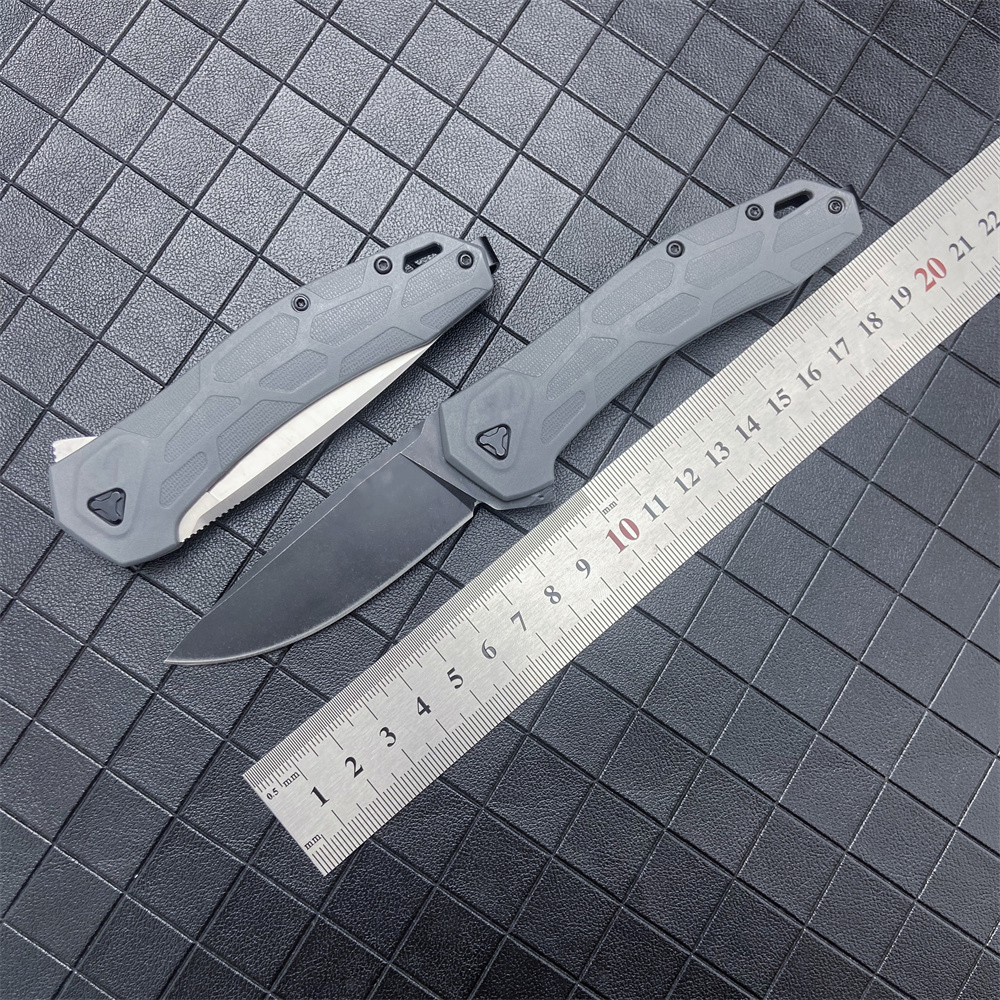 Outdoor KS 2042 KVT Flipper Folding D2 Blade Nylon Wave Fiber Handle Easy To Carry Camping Hunting Hiking Pocket Knife 1660 3655 3800 1776
