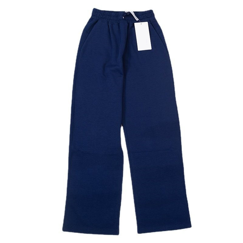 Womens Yoga Soft Pants Long Ladies High Waist Soft Fabric Straight Jogger Trousers Shows Legs Yoga Fitness Pant 065