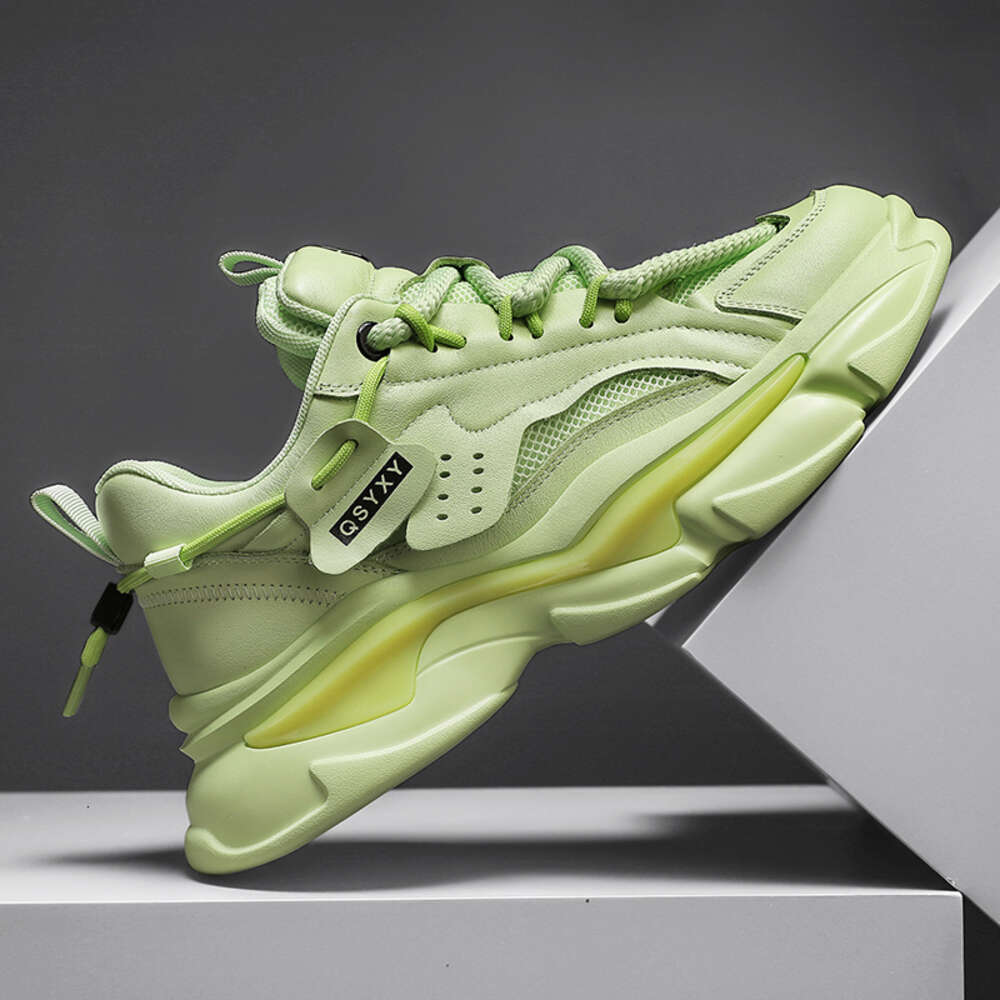 Ddmysports New Men S Sneakers Street Fashion Trend Casual Comfortable Lightweight Non Slip Running Thick Sole Walking Shoes OUTDOOR