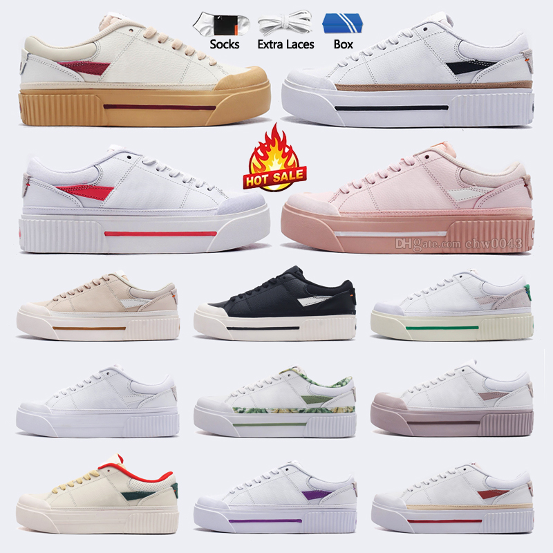 Back To School Court Legacy Lift Student Shoes Series Low Top Classic All Match Leisure Sports Men And Women Small White Shoes Big Womens Size us 4-11
