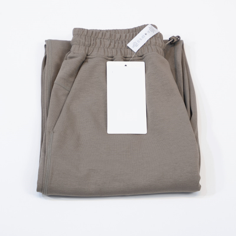 Womens Yoga Soft Pants Long Ladies High Waist Soft Fabric Straight Jogger Trousers Shows Legs Yoga Fitness Pant 065