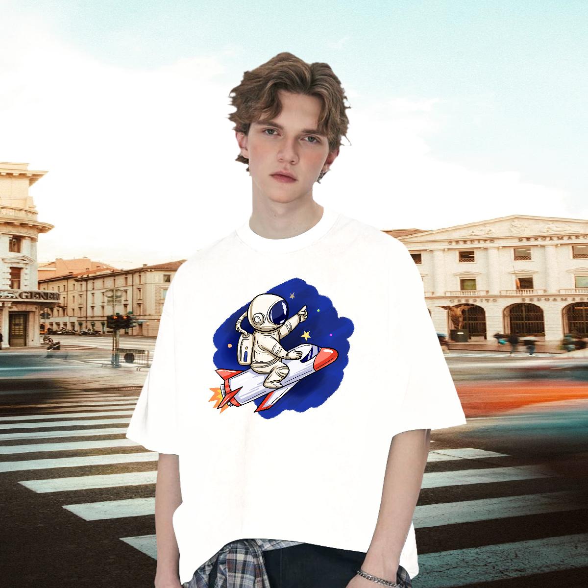 Popular Mens T Shirts Daily Outfit Crew Neck Cotton Men Tees Brand Custom Print Oversized Top Tees