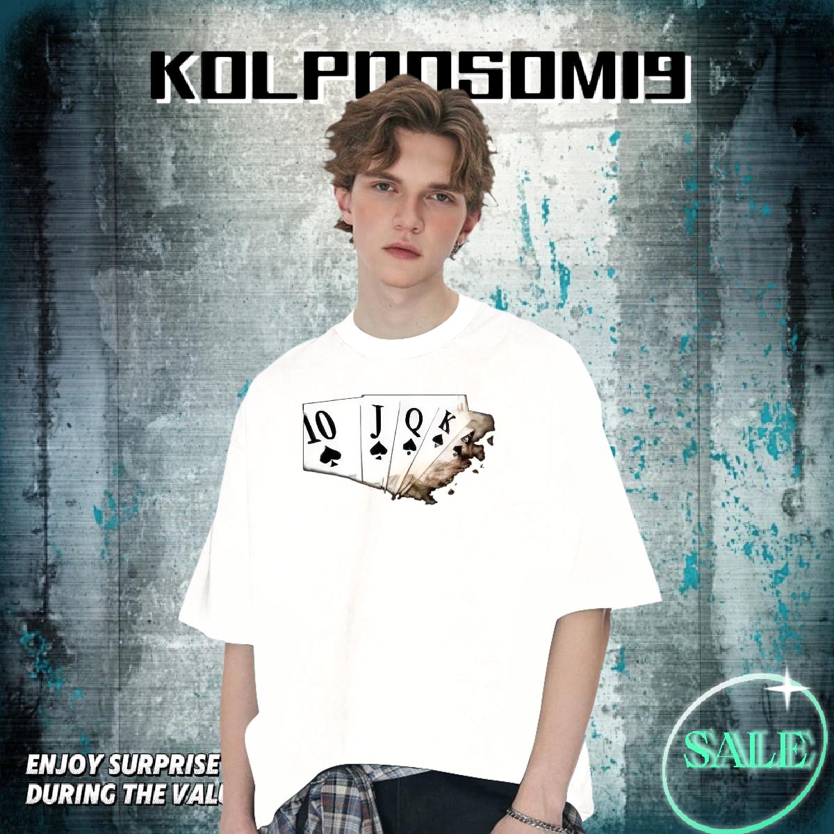 New Designer Man T Shirts DIY Tshirts Casual Daily Wear 180g Cotton Cool Tops