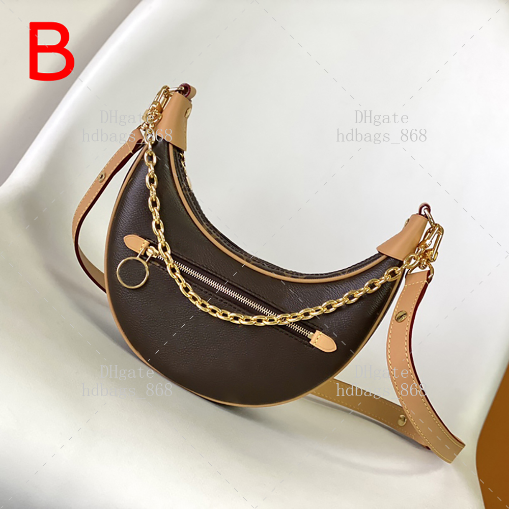 Shoulder Bag Designer Loop Hobo Bag 23cm Handbag 10A Mirror 1 1 quality designer bags Cowhide Crossbody Bag With Box WL013A