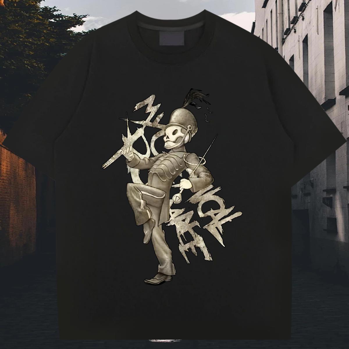 Fashion New T Shirt For Man Short Sleeve Cotton O-Neck Outdoor Tshirts DIY Anime Brand Tee Shirt