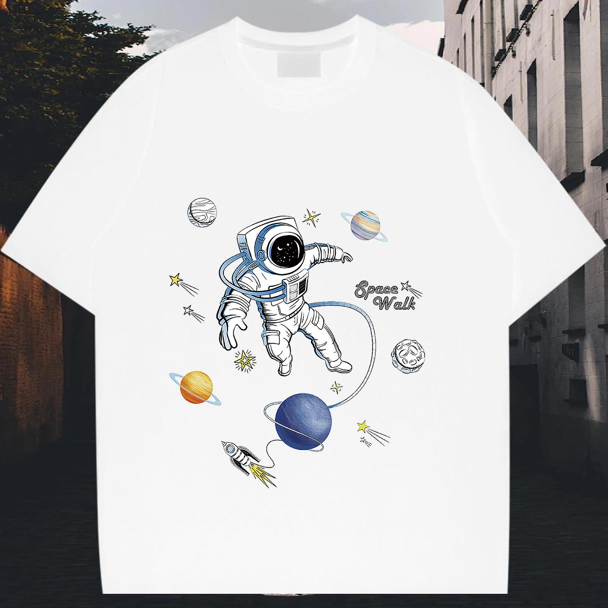 Loose Fit T shirt Beach Short sleeve Cotton Soft Men Tees Fashion Floral Print Tees Shirts