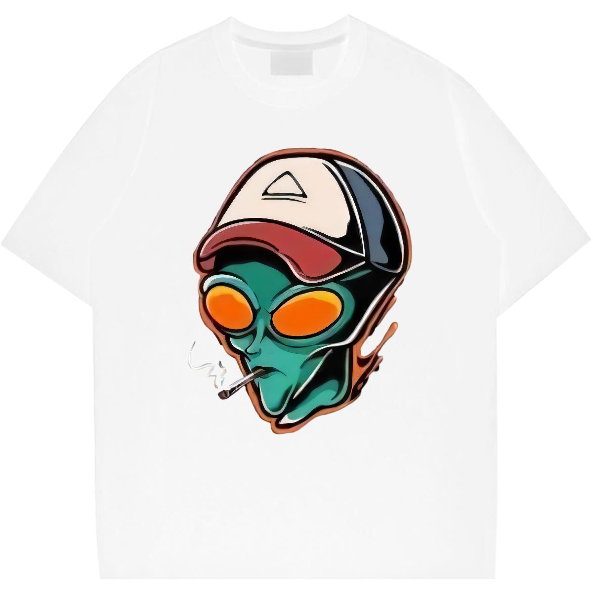 2024 Designer T-Shirts for Men Breathable Crew Neck Anime Printing Street Men Tops Tees Custom Print Oversized Loose Fit Polos