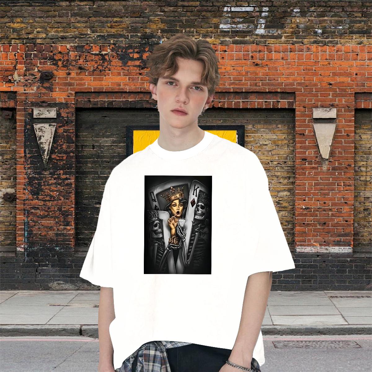 5A Tshirts Short Sleeve Cotton O-Neck Spring Summer T Shirts Men Custom Print Oversized New Designer Tops Tees